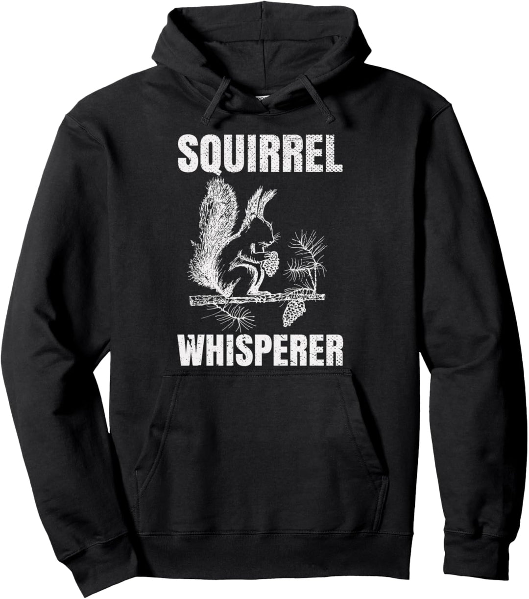Eichhörnchen Flüsterer Waldtier Lustiges Eichhörnchen Pullover Hoodie