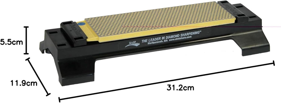 DMT DuoSharp® Diamant Schleifstein 8" mit Basis Extragrob/Grob | Doppelseitiger Messerschärfer in Pr