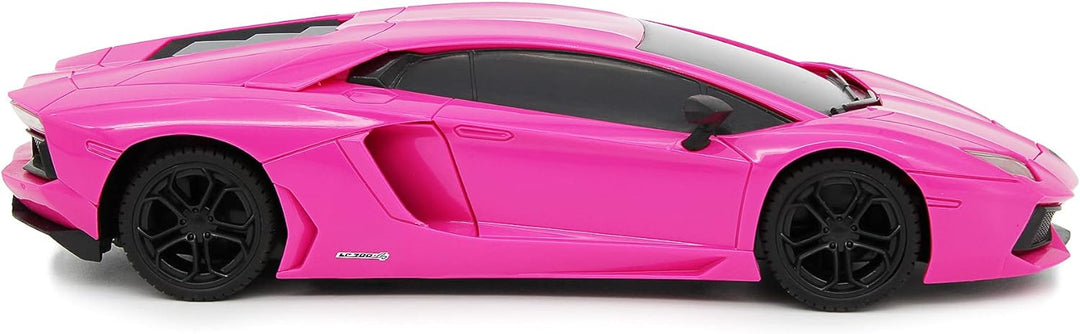 CMJ RC CARS Lamborghini Aventador LP700-4 Rosa Offiziell Lizenziertes ferngesteuertes Auto im Massst