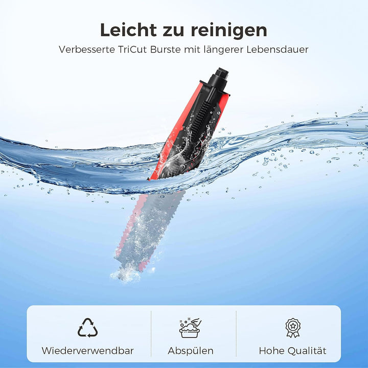 TriCut Bürste für Roborock S7/S7Plus/S7MaxV/S7MaxV Ultra/S7Pro Ultra/S7MaxV Plus/QV35A/Qrevo Serie/Q