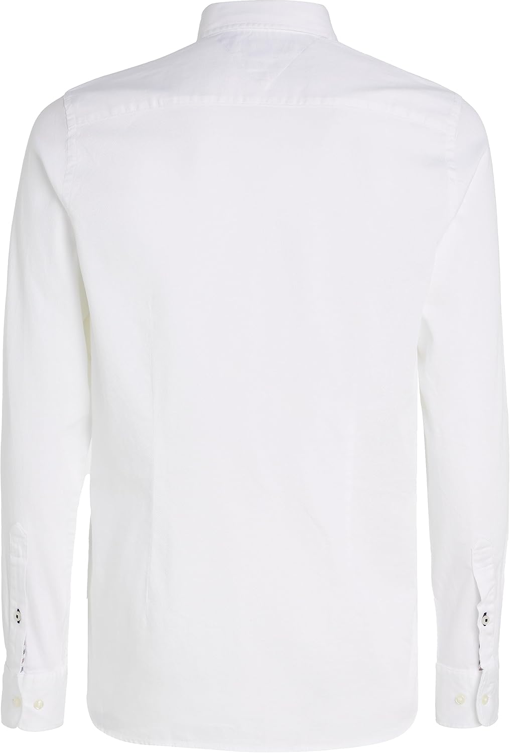 Tommy Hilfiger Herren Hemd Core Flex Dobby Langarm M Weiss (White), M Weiss (White)