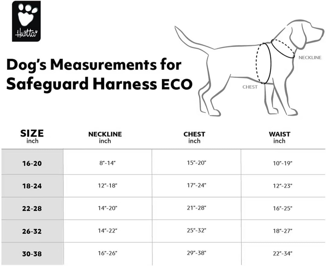 Hurtta Safeguard Hundegeschirr ECO (Strawberry, rot, 65-80 cm) strawberry, rot 65-80 cm, strawberry,
