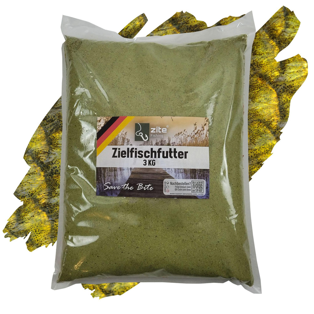 Zite Fishing Zielfisch-Futter Fertigmix - Hochattraktives Grundfutter angeln - 3kg Angelfutter Wolke