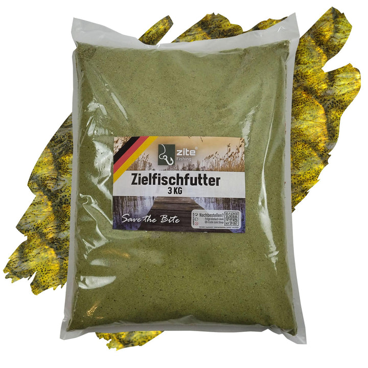Zite Fishing Zielfisch-Futter Fertigmix - Hochattraktives Grundfutter angeln - 3kg Angelfutter Wolke