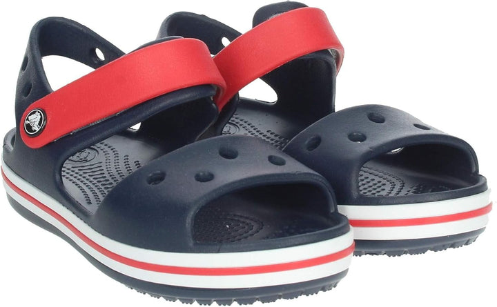 Crocs Unisex Kinder Crocband Kids Sandalen 29/30 EU Navy Red 001, 29/30 EU Navy Red 001