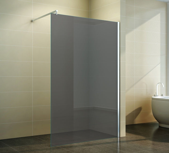 Duschwand Glas 10mm Sicherheitsglas - Begehbare Duschabtrennung Glaswand Easy Clean Nano Beschichtun