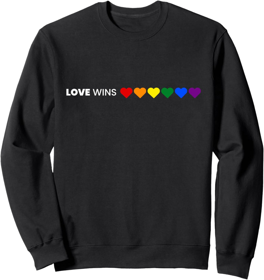 Happy Pride Month - Love Wins - LGBTQ+ Sweatshirt