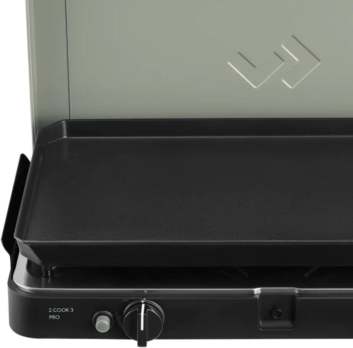 CADAC - 2 Cook 3 Pro Deluxe - 50mBar - Grillen - Tragbare Grills - Kochfläche aus Edelstahl - Inkl.