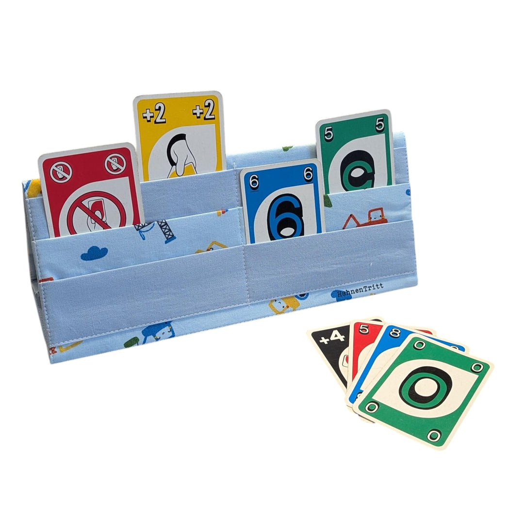 Spielkartenhalter aus Stoff - Handgefertigt & Praktisch | Ideal für Kinder, Senioren & Menschen mit