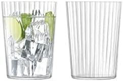 LSA Gio Line Becher 560ml Klar x 4 Line 560ml, Line 560ml