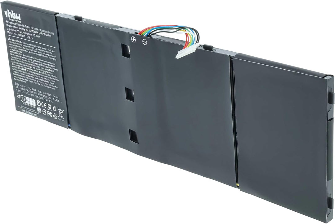 vhbw Akku kompatibel mit Acer Aspire R3-431T-P71M, R3-431T-P7FV, R3-431T-P7ZX, R3-431T-P89B Notebook
