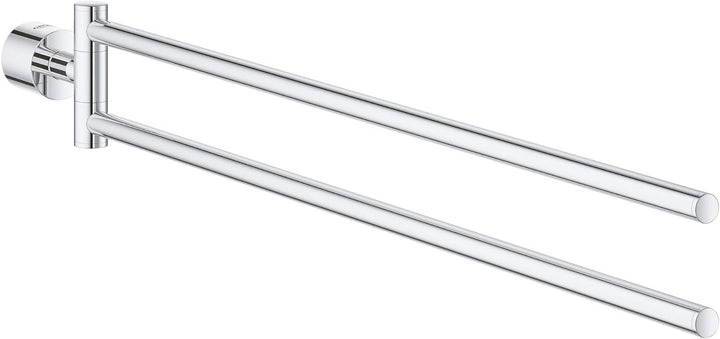 Grohe Badaccessoires, Metall, Chrom, 57.5 x 95.0 x 55.0 cm, 1 Einheiten Chrom Handtuchhalter, Chrom