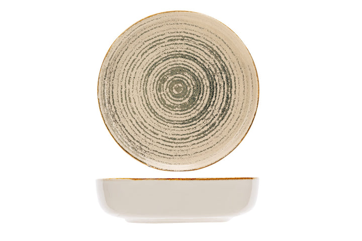 Cosy &amp; Trendy Suppenteller Baltic Margara-Grî-D18,5 x H5 cm, 6 Stück Diamètre 18 CM Mehrfarbig, Diam
