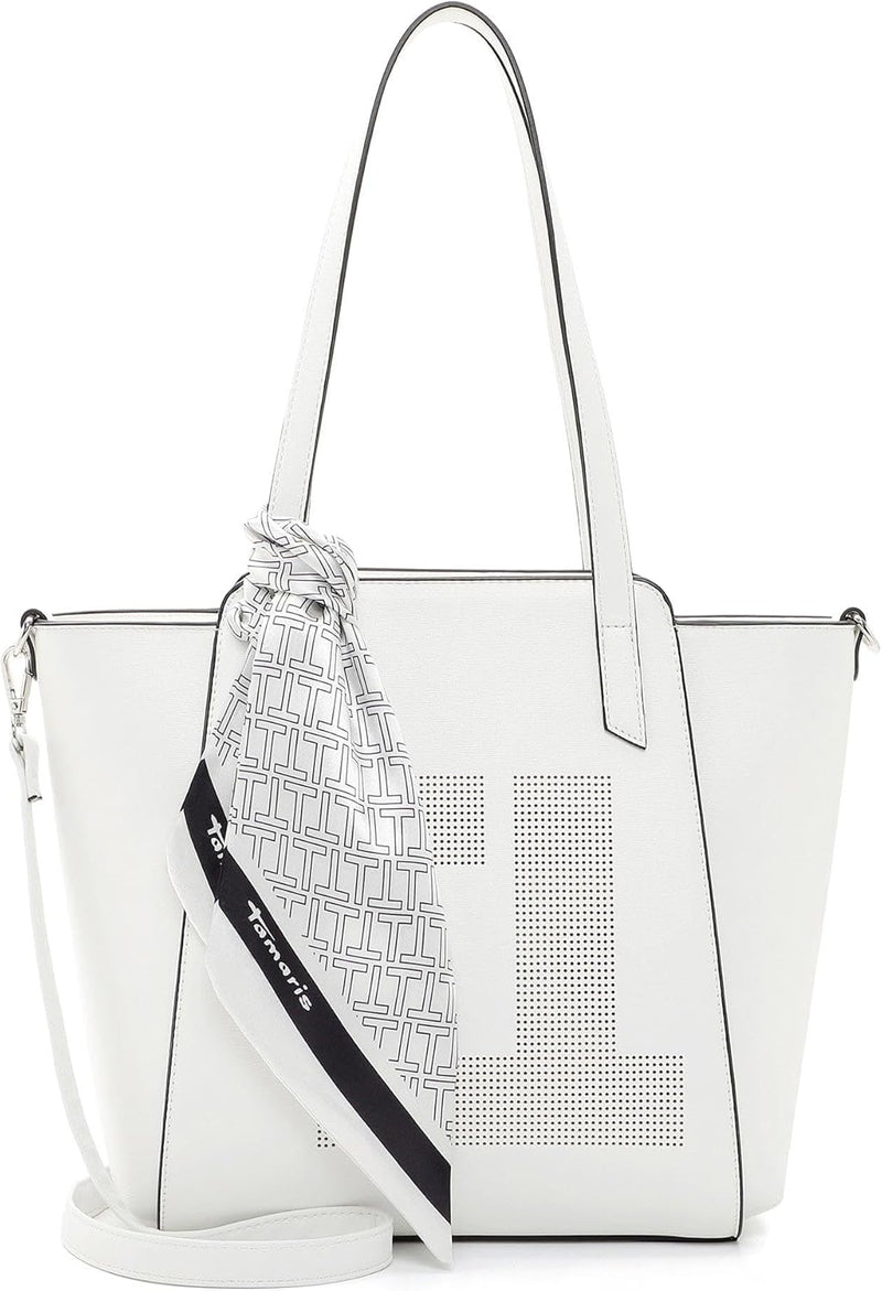 Tamaris Shopper Lana 32041 Damen Handtaschen Uni Einheitsgrösse White 300, Einheitsgrösse White 300