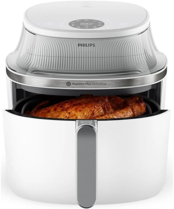 Philips Air Fryer Series 3000 NA331/10, 6.2 l, RapidAir Plus Technology, 1700 W, White