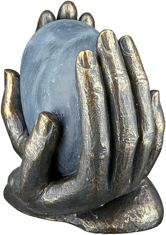 Casablanca modernes Design GILDE Deko Skulptur Herz in Händen - Poly - Geschenk Geburtstag Weihnacht