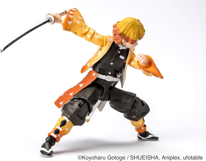 BANDAI Ultimate Legends Zenitsu Agatsuma Actionfigur, 12,5 cm Zenitsu-Anime-Figur mit 27 Gelenkpunkt