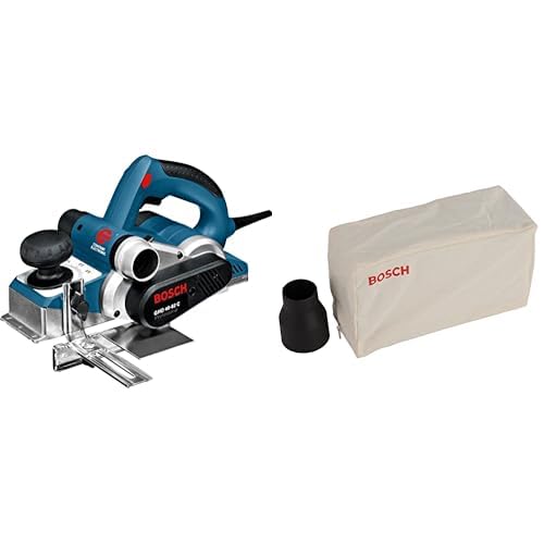 Bosch Professional Hobel GHO 40-82 C (850 Watt, inkl. Falztiefenanschlag, Parallelanschlag, Staubbeu