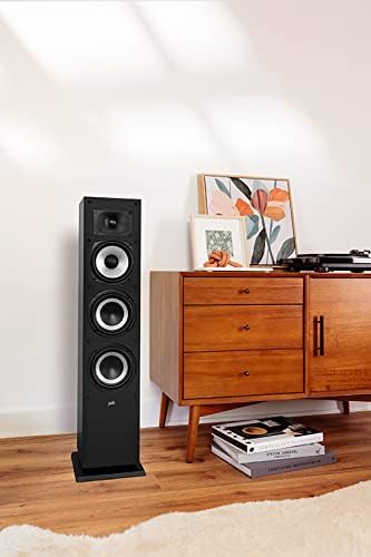 Polk Audio Monitor MXT60 kompakter Standlautsprecher, HiFi und Heimkino Lautsprecher, Hi-Res Zertifi