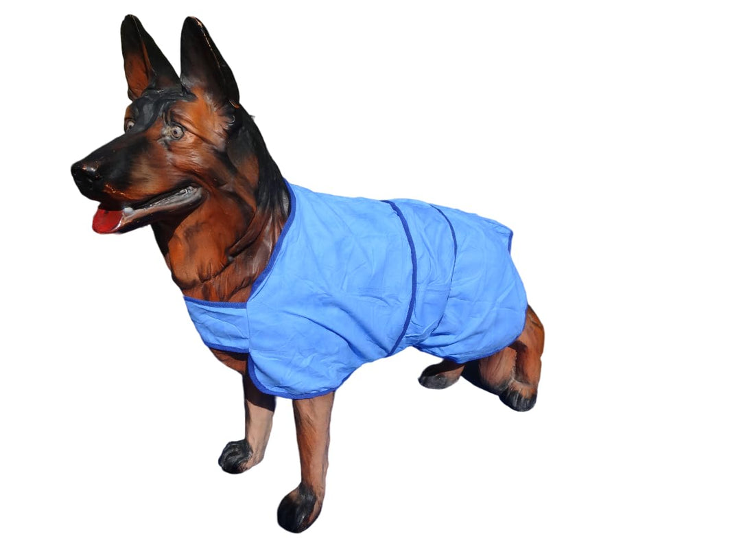 Hundekühlweste für Hund Cool Coat Vest Kühl Weste Mantel aus PVA Blau L, L