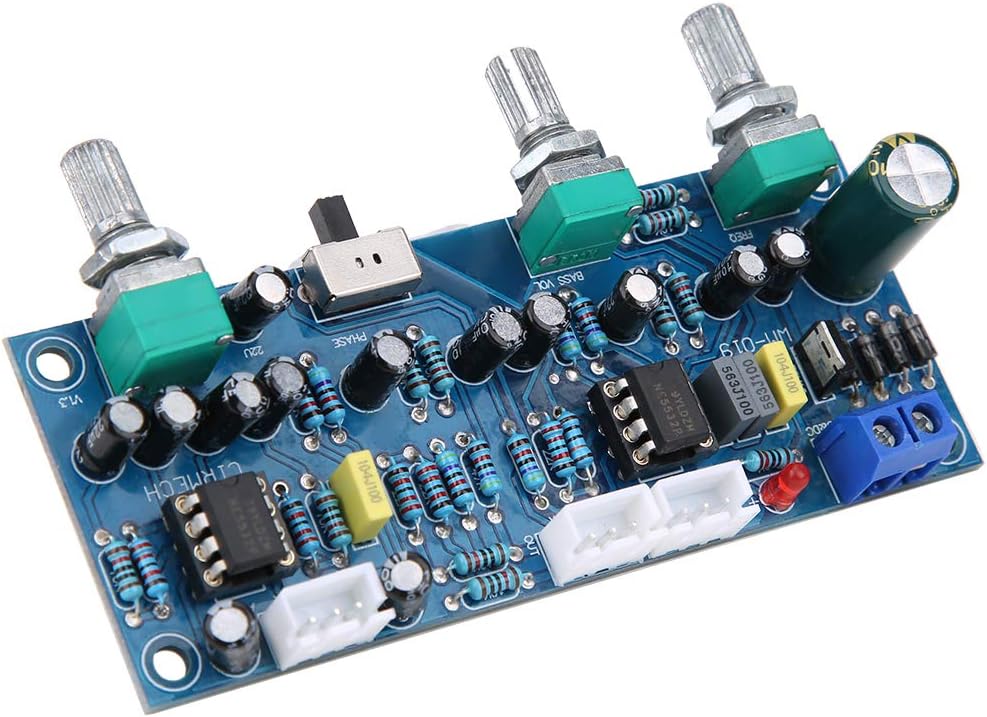 Tiefpassfilter-Vorverstärkerplatine, Vorverstärkerplatine 2.1-Kanal-Tiefpassfilter-Subwoofer-Tonplat