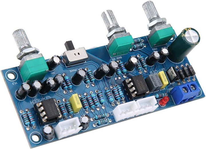 Tiefpassfilter-Vorverstärkerplatine, Vorverstärkerplatine 2.1-Kanal-Tiefpassfilter-Subwoofer-Tonplat
