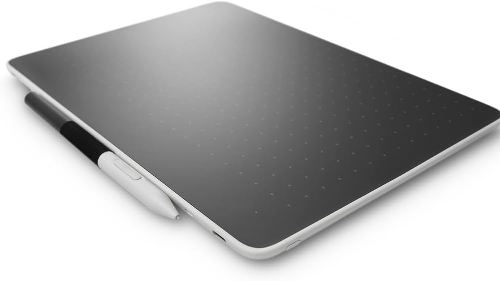 Wacom One S Stifttablett inkl. batterielosem EMR-Stift, Bluetooth-Verbindung, für Windows, Mac, Chro