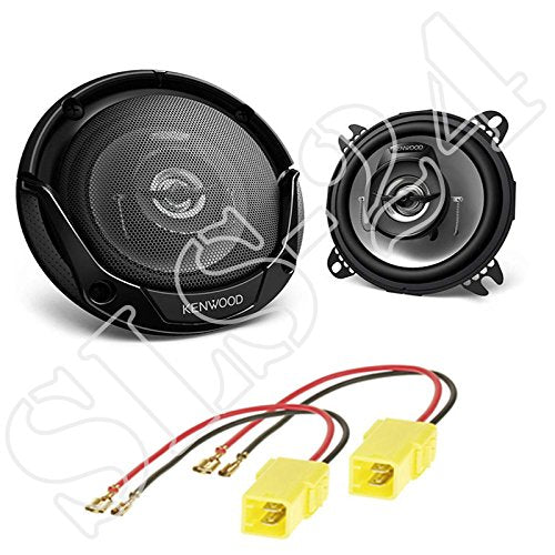 LSP-Set: Kenwood KFC-S1066 2-Wege Lautsprecher-Paar mit 10 cm-Konus 220 Watt + Lautsprecherkabel für