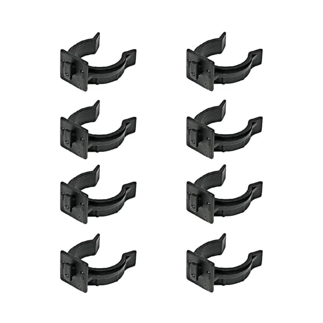 Universalhaken für Küchensockel - Haken für Sockelleisten Küche (ABS, 8 Stück) Acrylnitril-Butadien-