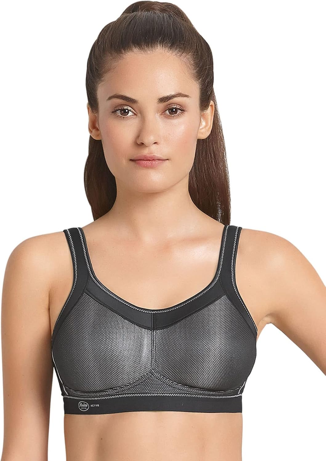 Anita 2er Sparpack Sport BH Momentum 5529 Gr. 65-105 A-H 65B Schwarz/Schwarz, 65B Schwarz/Schwarz