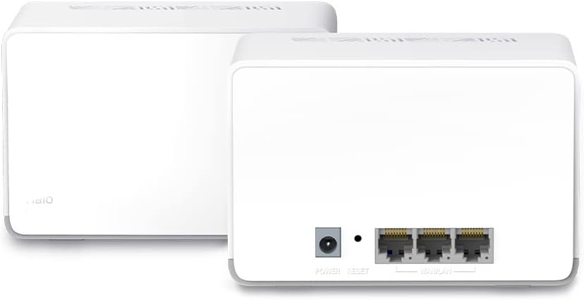 MERCUSYS TP-Link WiFi 6 Mesh AX1800Mbps, 3 Gigabit-Ethernet-Anschlüsse, Kindersicherung, Anschluss v