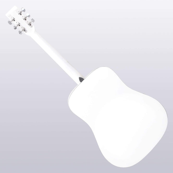 Classic Cantabile WS-10WH Westerngitarre (Dreadnought, Western akustik, Stahlsaiten, Anfänger & Fort
