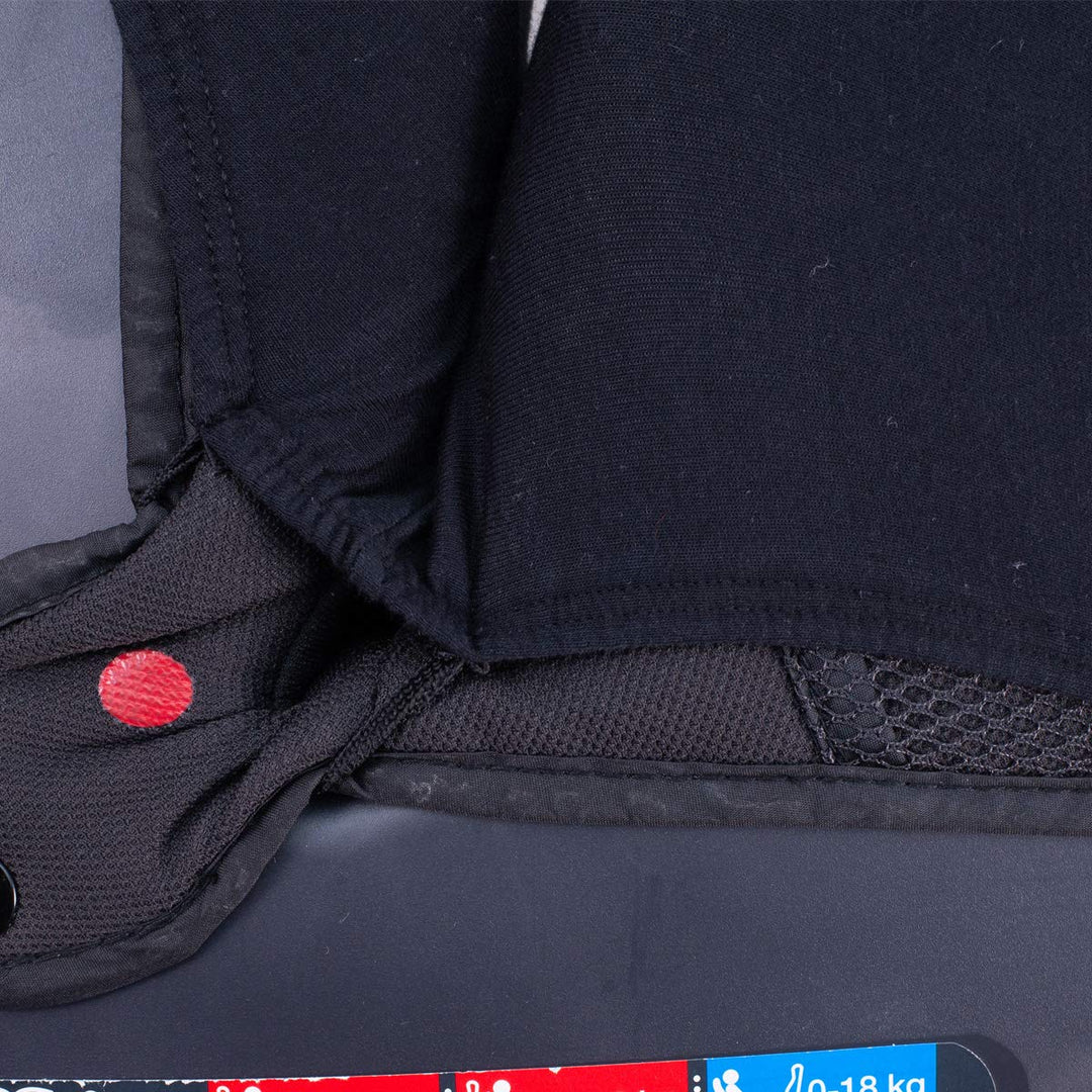 JYOKO Kids Bezug für Autositz Kompatibel mit Joie Stages, Every Stages, aus Baumwolle (Black Series)
