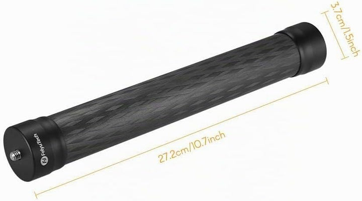 FeiyuTech Kohlefaser-Verlängerungsstange Leichter Stick Einbeinstativ Länge 27,5 cm mit 1/4 &
