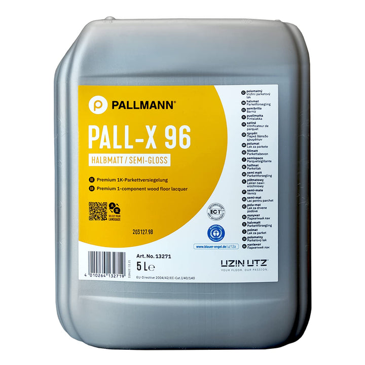 Pallmann Pall-X 96 5L halbmatt 1K-Parkettversiegelung, vers. Grössen und Glanzgrad, für Wohn- und Ge