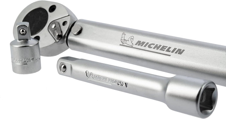 MICHELIN Drehmomentschlüssel MTW 210 Auto, Drehmoment 42 bis 210 Nm, Adapter und 125 mm Verlängerung