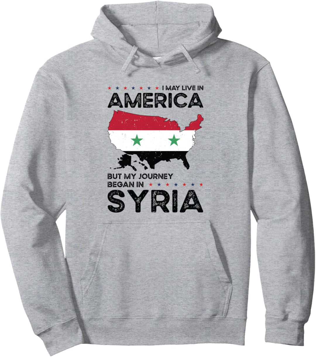 US-Flagge, Syrien, US-Flagge Pullover Hoodie