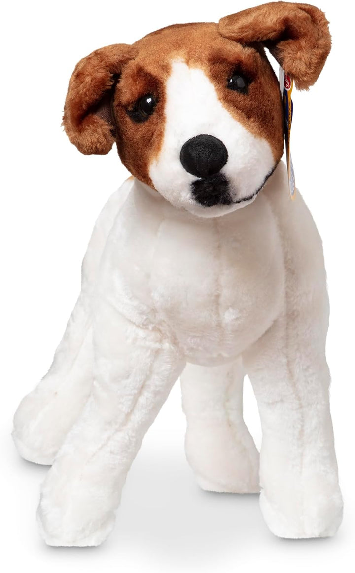 Melissa & Doug Jack Russell Terrier – Plüsch Spielzeug für Kinder | Tier Weiches Spielzeug | Alle Al