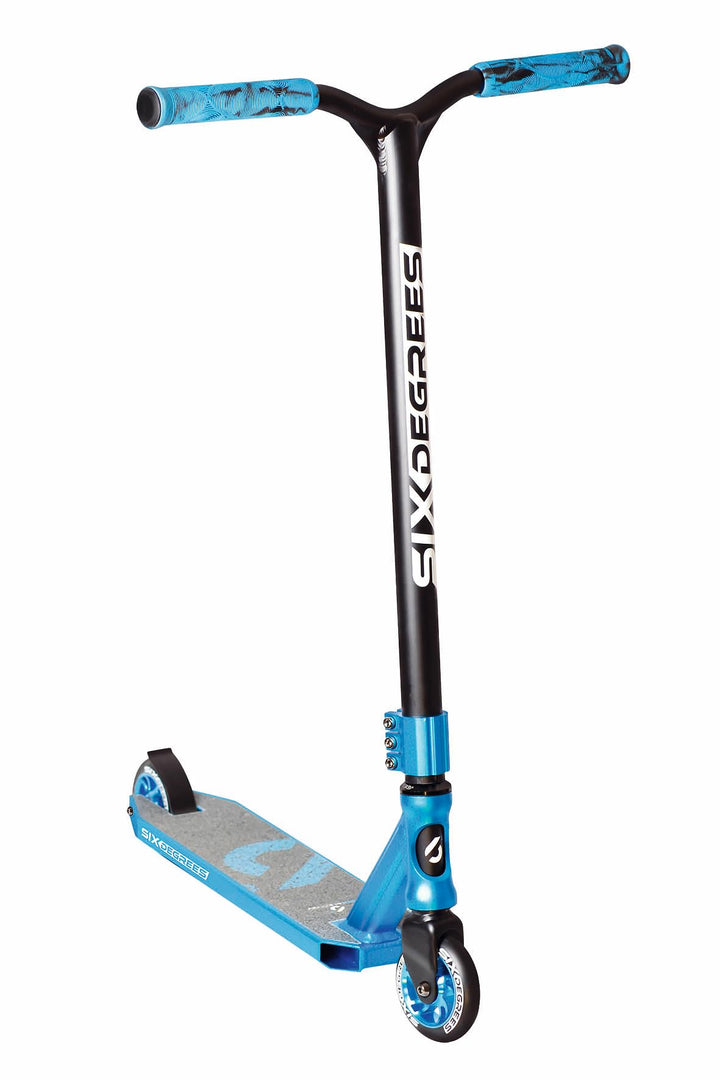 Six Degrees Aluminium Stuntscooter - Freestyle Kickroller, 100 mm High-Rebound-Rollen, ABEC 9, verst