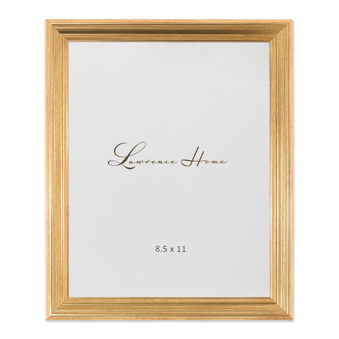 Lawrence Frames 8,5 x 11 Sutter brüniert Gold Bilderrahmen 8.5x11 Gold, 8.5x11 Gold