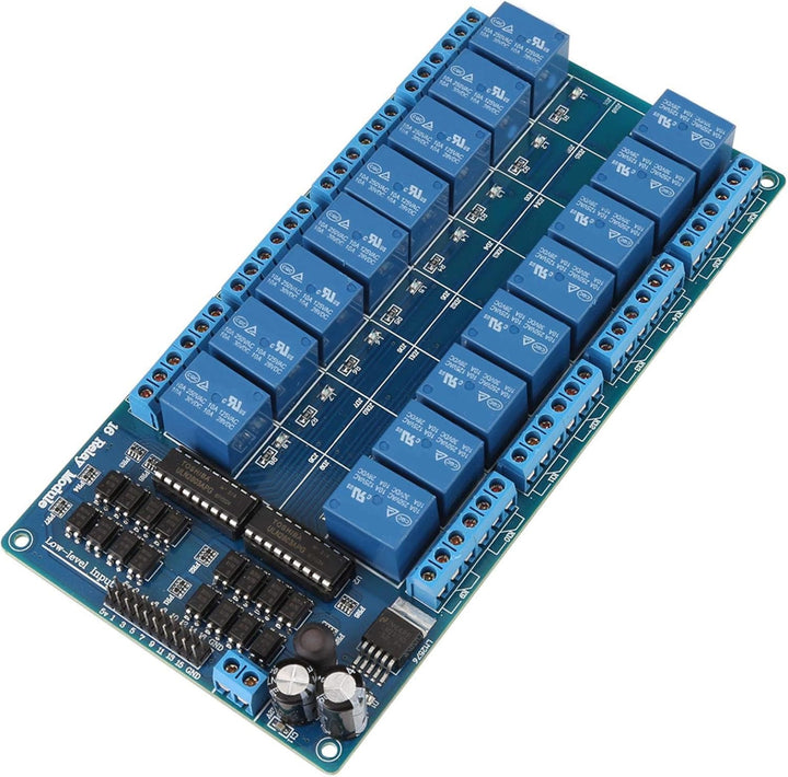 Ethernet-Steuermodul LAN WAN-Netzwerk Web-Server RJ45-Port + 16-Kanal-Relais-Controller-Karte