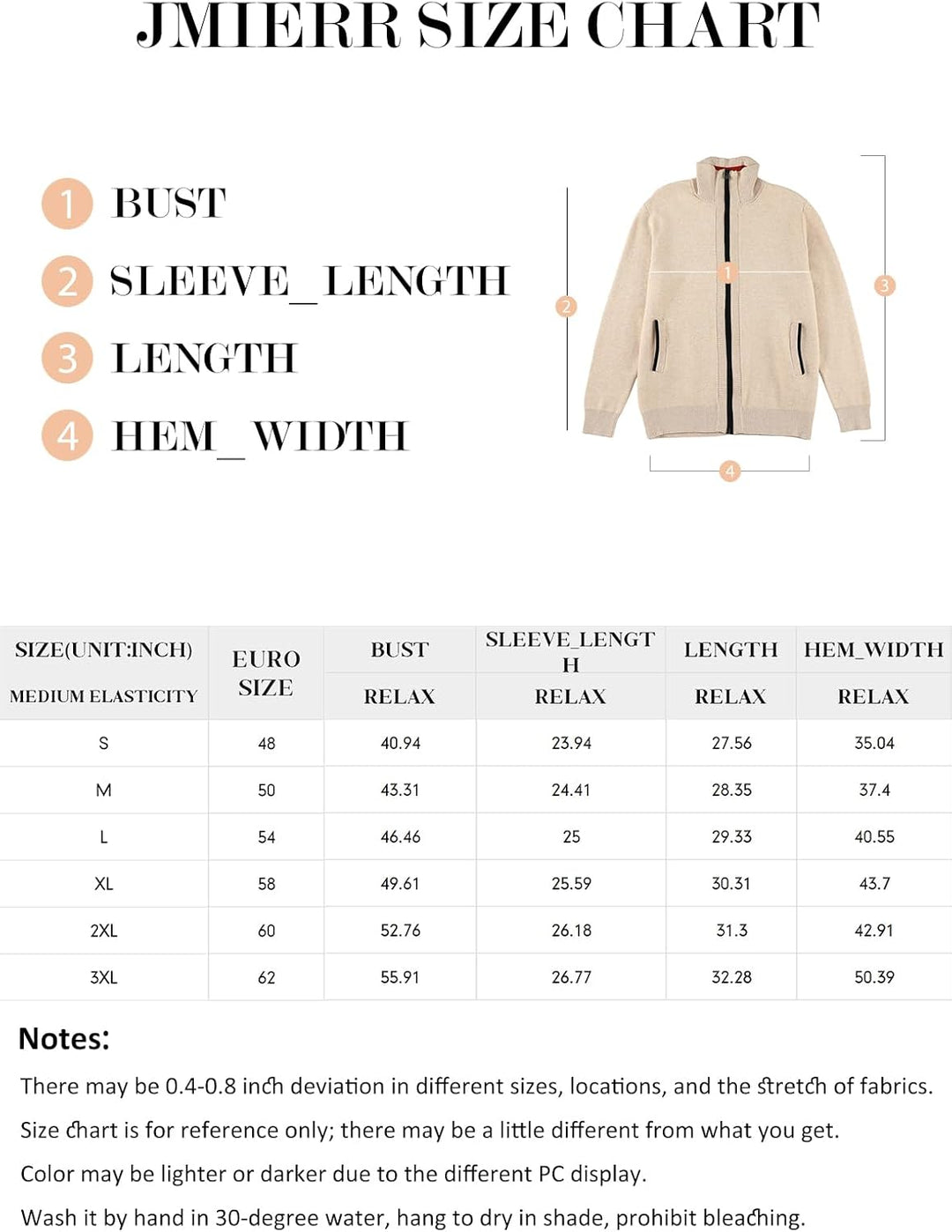 JMIERR Strickjacke Herren Cardigan Fleecejacke Sweatjacke Trachtenjacke Gestrickt Wintermantel mit R
