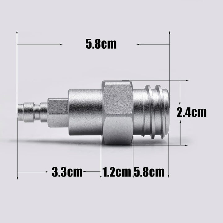 DRYHTEN Soda Wasser Maker Maschine Kohlendioxid Füllstation Adapter TR21-4 für externen CO2 Tank mit