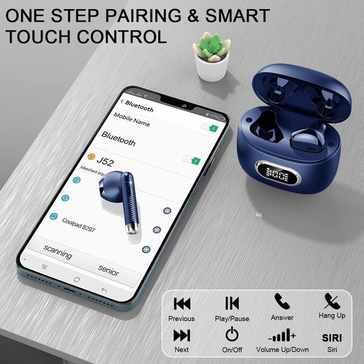 Drsaec Bluetooth 5.4 Kopfhörer, 6D Tiefer Bass In Ear Kopfhörer Kabellos Bluetooth, 2026 Neu Kabello