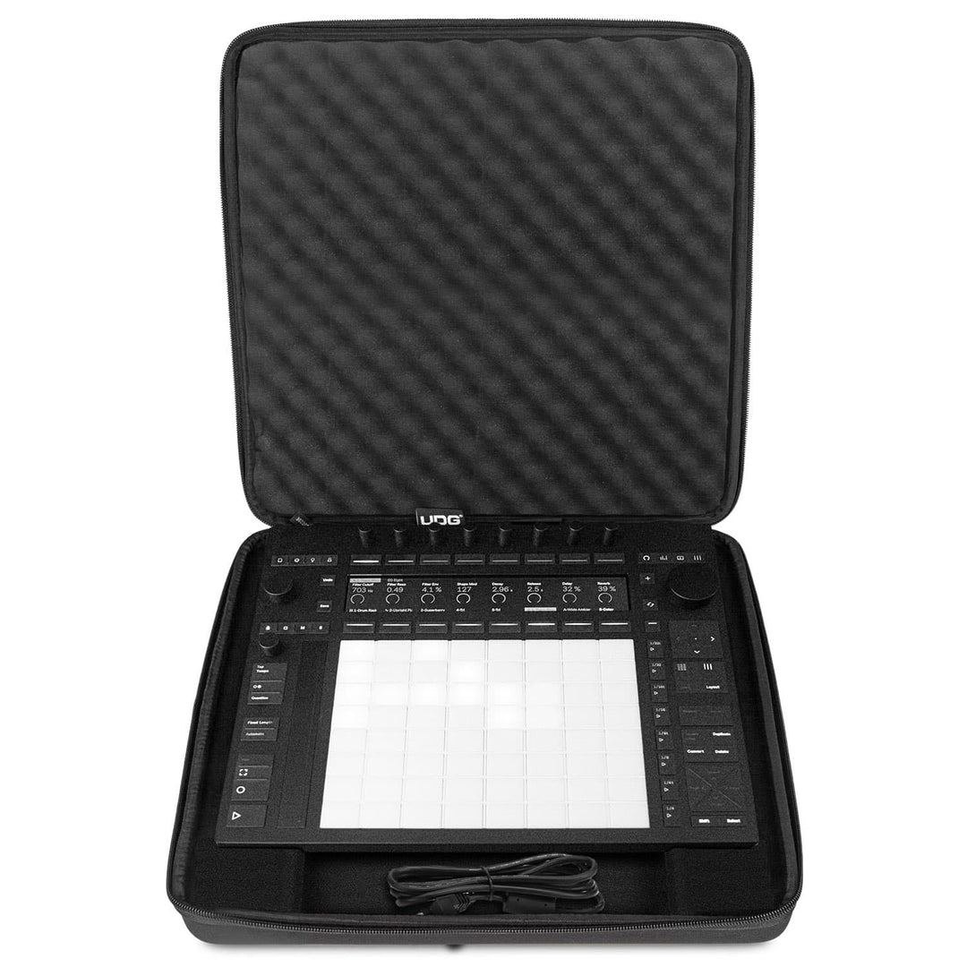 UDG Creator Hardcase für Ableton Push 3 – Eva DuraShock Schutzkoffer, Schwarz (U8499BL)