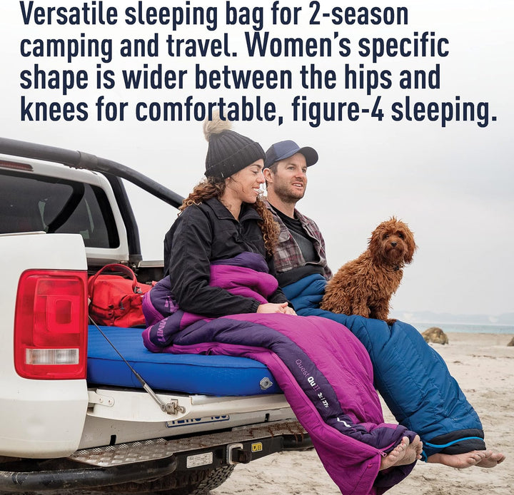 Sea to Summit Quest QuI -3 Grad Women - Synthetik Damenschlafsack Regular Zip links, Regular Zip lin