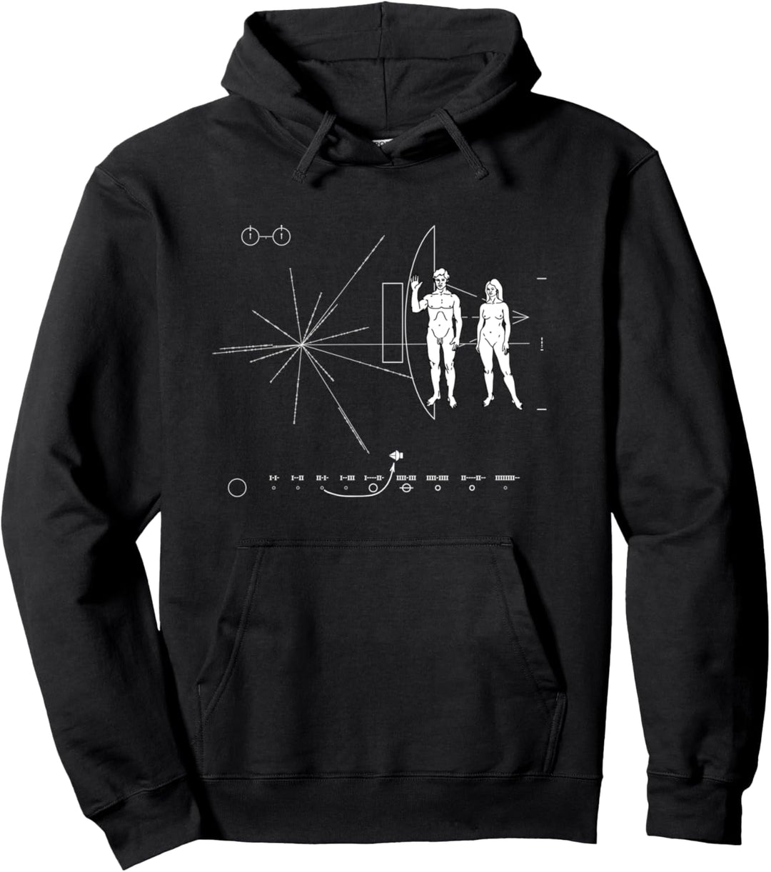 Pioneer-Plakette Pullover Hoodie