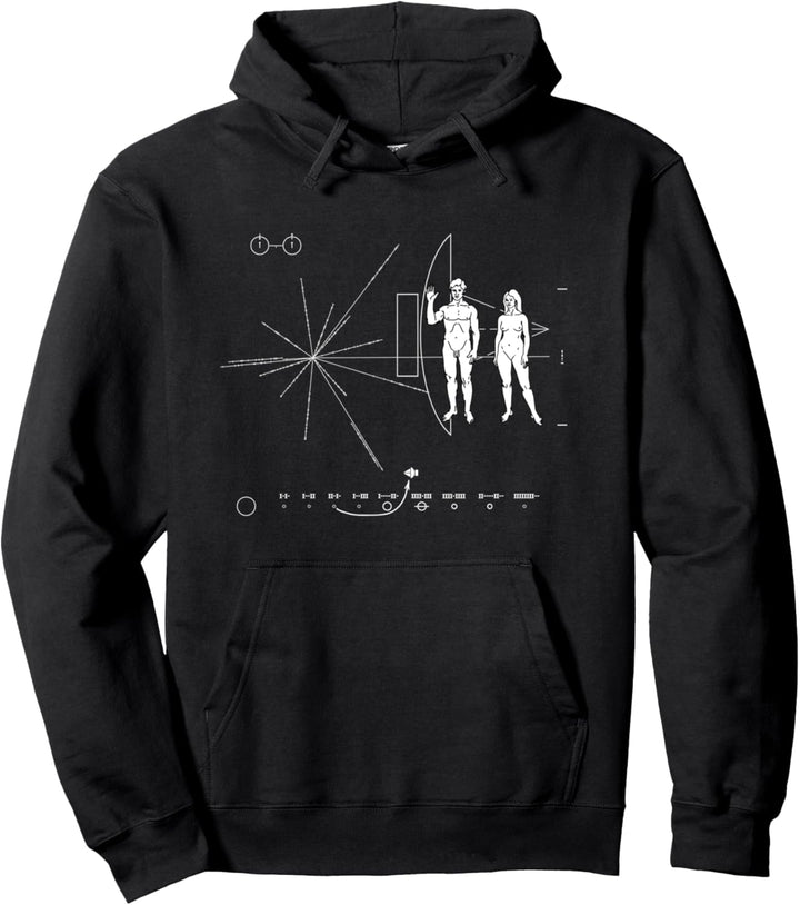 Pioneer-Plakette Pullover Hoodie