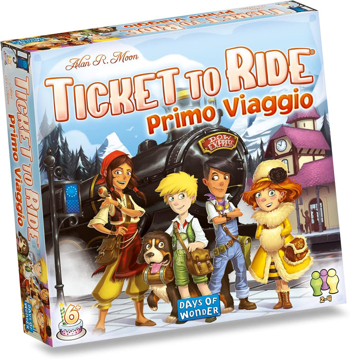 Asmodee Italien 8516 – Ticket to Ride ersten Reise Edizione Italiana TTR: First Journey, TTR: First