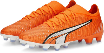 PUMA Damen Ultra Match Fg/Ag WN's Fussballschuh 39 EU Ultra Orange Puma White Blue Glimmer, 39 EU Ul